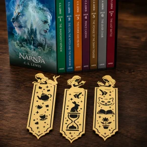 Pack of 3 Gold Fantasy Bookmarks