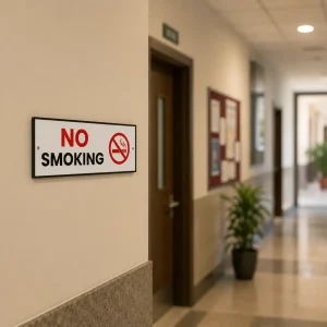 Premium No Smoking Acrylic Sign