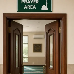 Prayer Area Acrylic Wall Sign