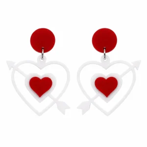 Struck By Love Acrylic Earrings