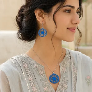 Pacific Blue Medallion Set