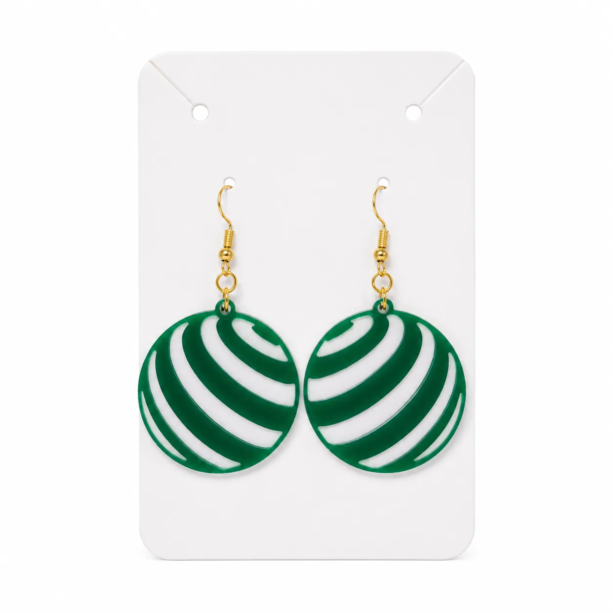 Spiral Pop Geometric Acrylic Earrings Spiral Pop Geometric Earrings