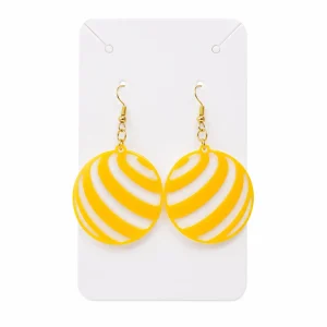 Spiral Pop Geometric Acrylic Earrings Spiral Pop Geometric Earrings