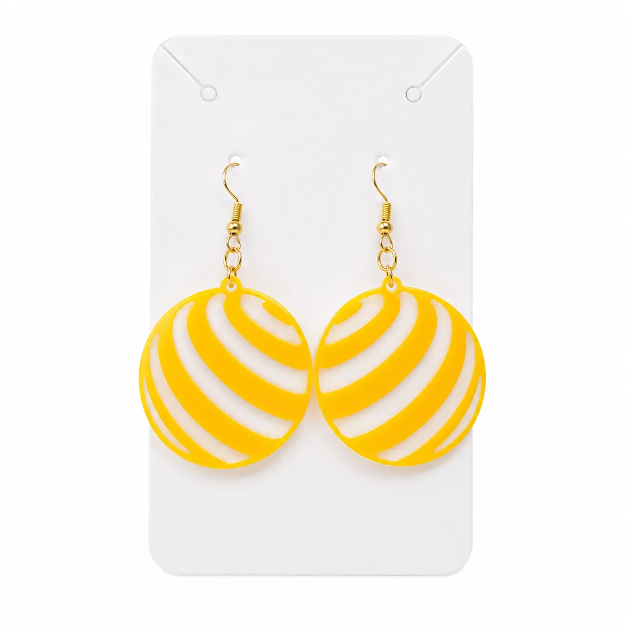 Spiral Pop Geometric Acrylic Earrings Spiral Pop Geometric Earrings