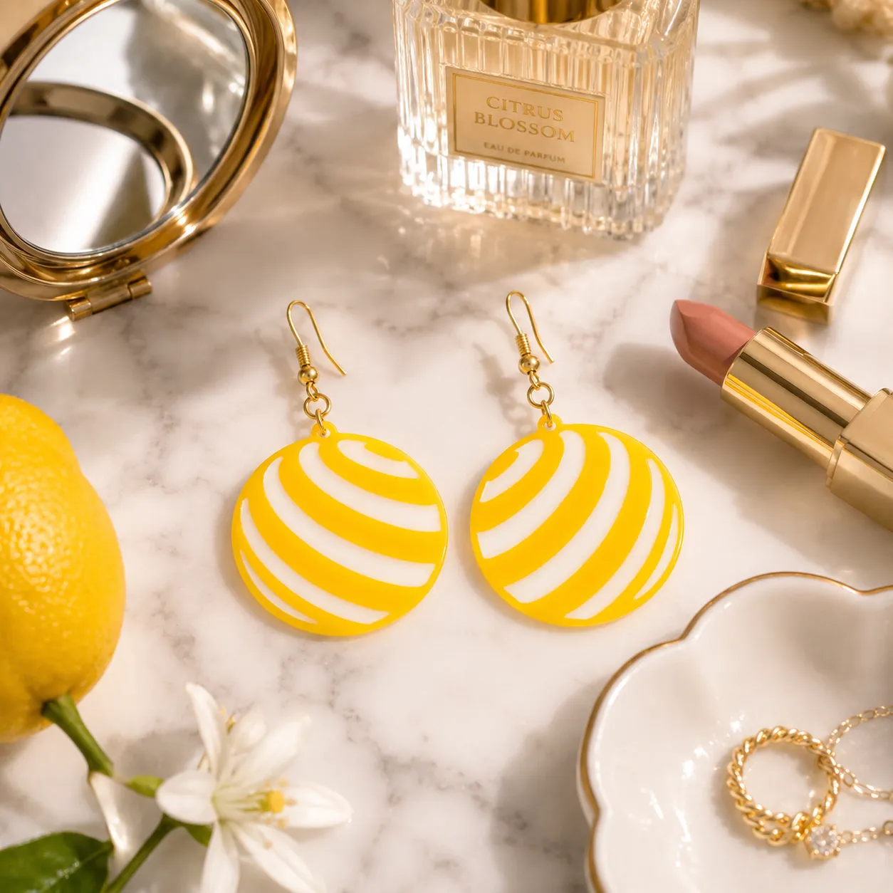 Spiral Pop Geometric Acrylic Earrings Spiral Pop Geometric Earrings