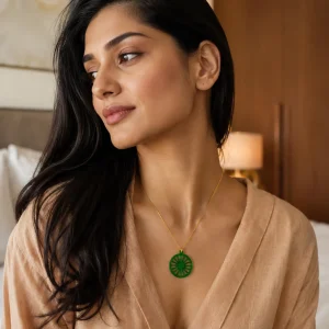 Modern Geometric Sun Wheel Earrings