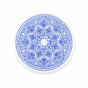 Starburst Andalusian Painted Mandala Coaster