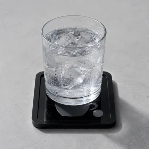 Luxury Black Acrylic Minimalist Coaster