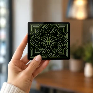 Hexa-Star Modern Geometric Coaster
