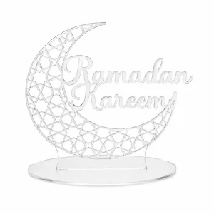 Geometric Crescent Ramadan Centerpiece
