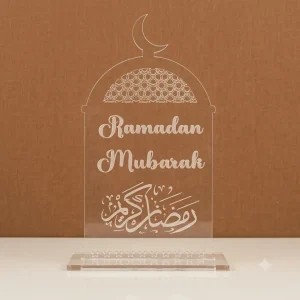 Premium Acrylic Ramadan Mubarak Sign
