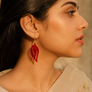 red-green-angel-wing-earrings-pakistan