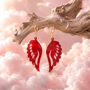 red-green-angel-wing-earrings-pakistan