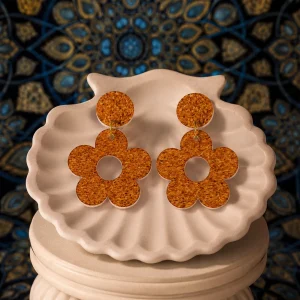 Petal Pop Daisy Acrylic Earrings