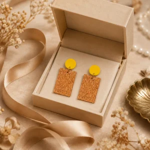 Sunshine Geometric Charm Earrings Sunshine Geometric Charm Earrings