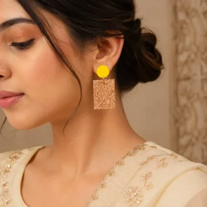 Sunshine Geometric Charm Earrings Sunshine Geometric Charm Earrings