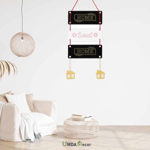 3-Panel Acrylic Wall Hanging Sign for Home