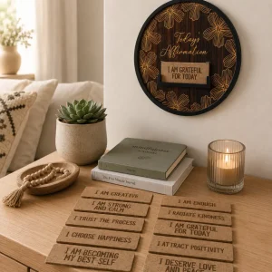 Daily Affirmation Interchangeable Wall Sign Daily Affirmation Interchangeable Wall Sign