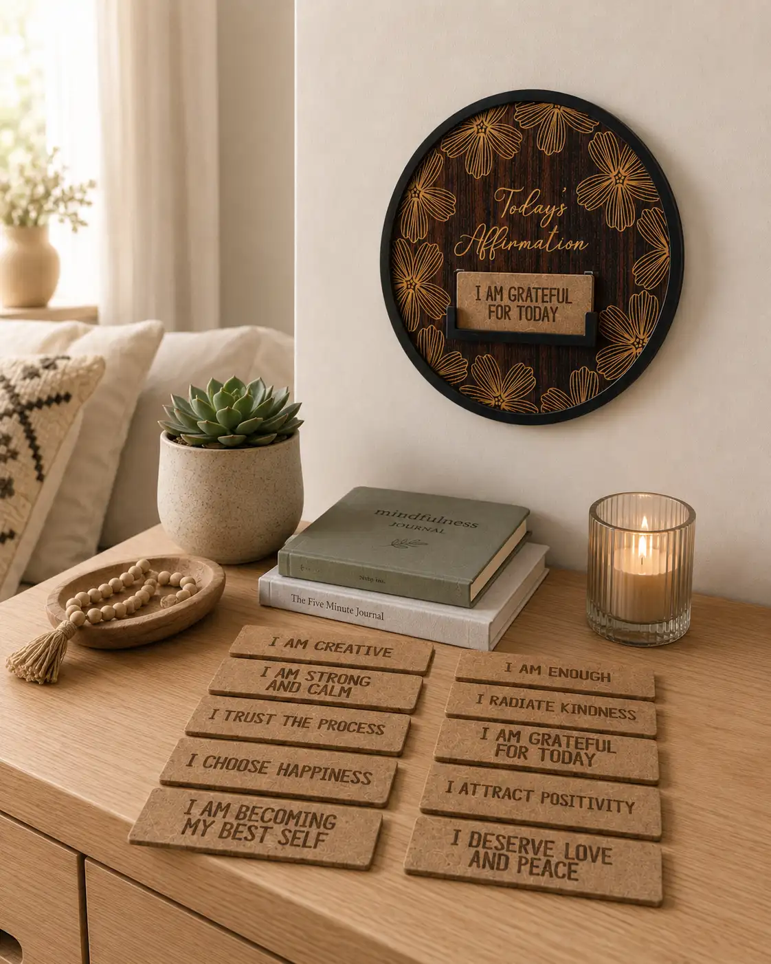 Daily Affirmation Interchangeable Wall Sign Daily Affirmation Interchangeable Wall Sign