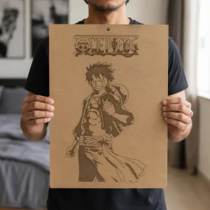 One Piece Engraved MDF Wall Art