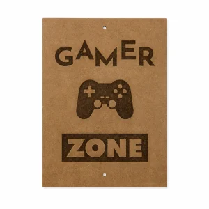 Gamer Zone Engraved Wall Sign