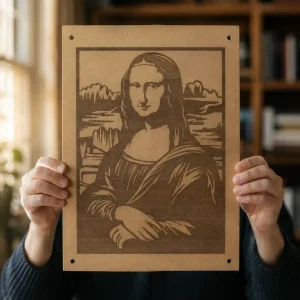 Mona Lisa Laser-Engraved Wall Art