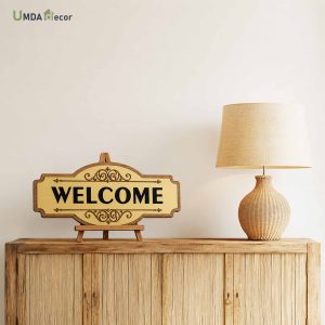 Luxury Baroque Welcome Sign