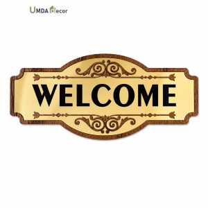Luxury Baroque Welcome Sign