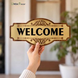 Luxury Baroque Welcome Sign