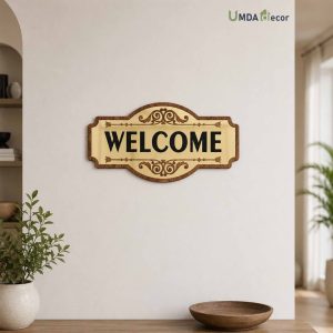 Luxury Baroque Welcome Sign