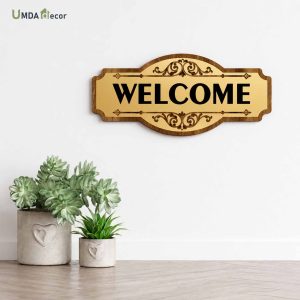 Luxury Baroque Welcome Sign