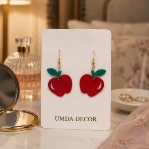 Sweet Apple Acrylic Earrings Sweet Apple Acrylic Earrings