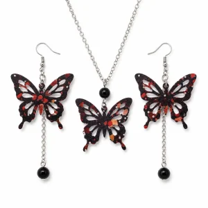 Butterfly Statement Jewellery Set
