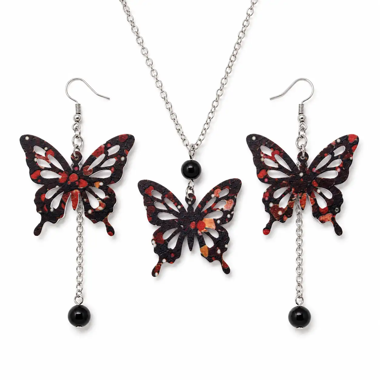 Butterfly Statement Jewellery Set Butterfly Statement Jewellery Set