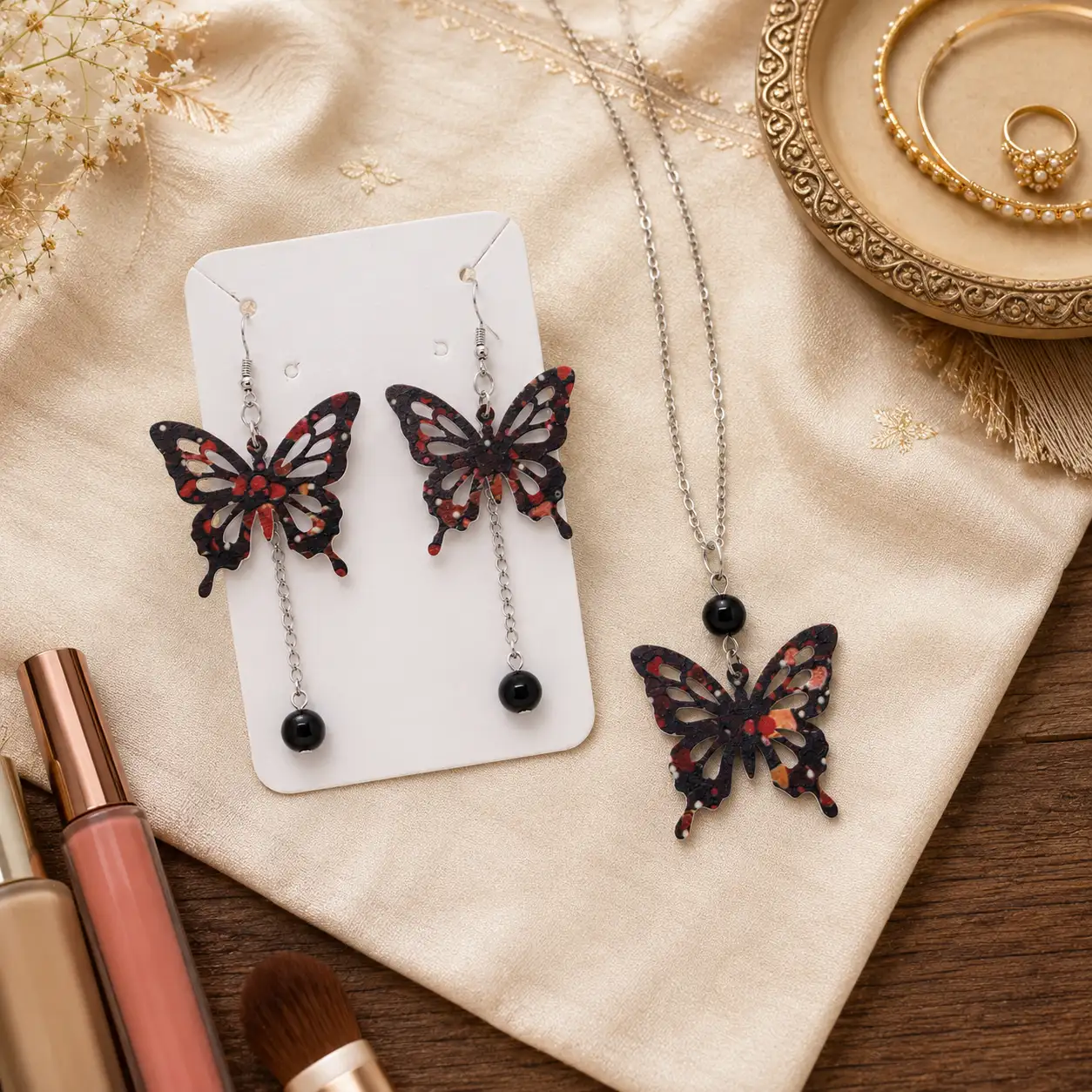 Butterfly Statement Jewellery Set Butterfly Statement Jewellery Set