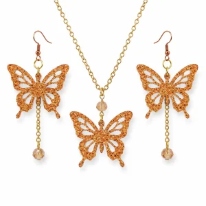 Butterfly Statement Jewellery Set Butterfly Statement Jewellery Set