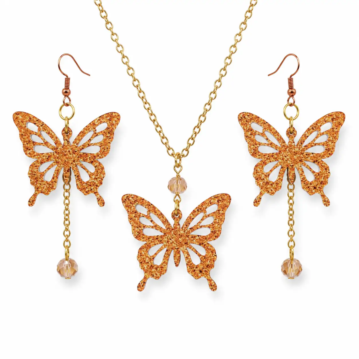 Butterfly Statement Jewellery Set Butterfly Statement Jewellery Set