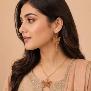 Butterfly Statement Jewellery Set Butterfly Statement Jewellery Set