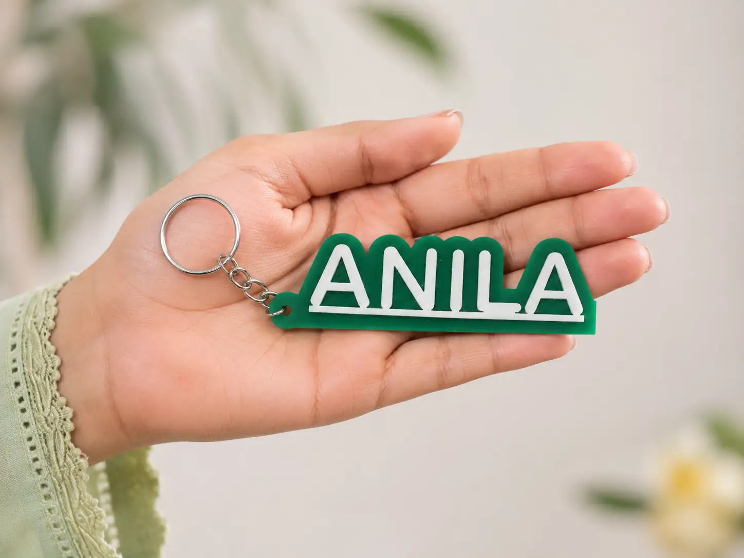 Customized Acrylic Name Keychain Customized Acrylic Name Keychain