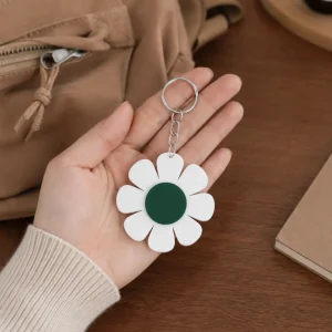 Daisy Acrylic Keychain and Bag Charm