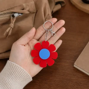 Daisy Acrylic Keychain and Bag Charm