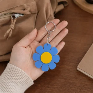 Daisy Acrylic Keychain and Bag Charm