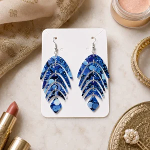 Fringe Leaf Acrylic Earrings Fringe Leaf Acrylic Earrings