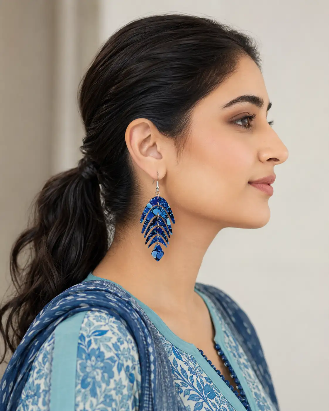 Fringe Leaf Acrylic Earrings Fringe Leaf Acrylic Earrings
