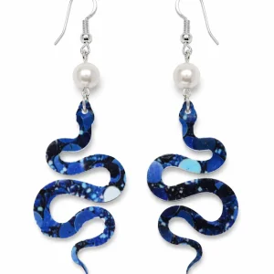 Mystic Serpent Acrylic Earrings