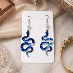 Mystic Serpent Acrylic Earrings Mystic Serpent Acrylic Earrings