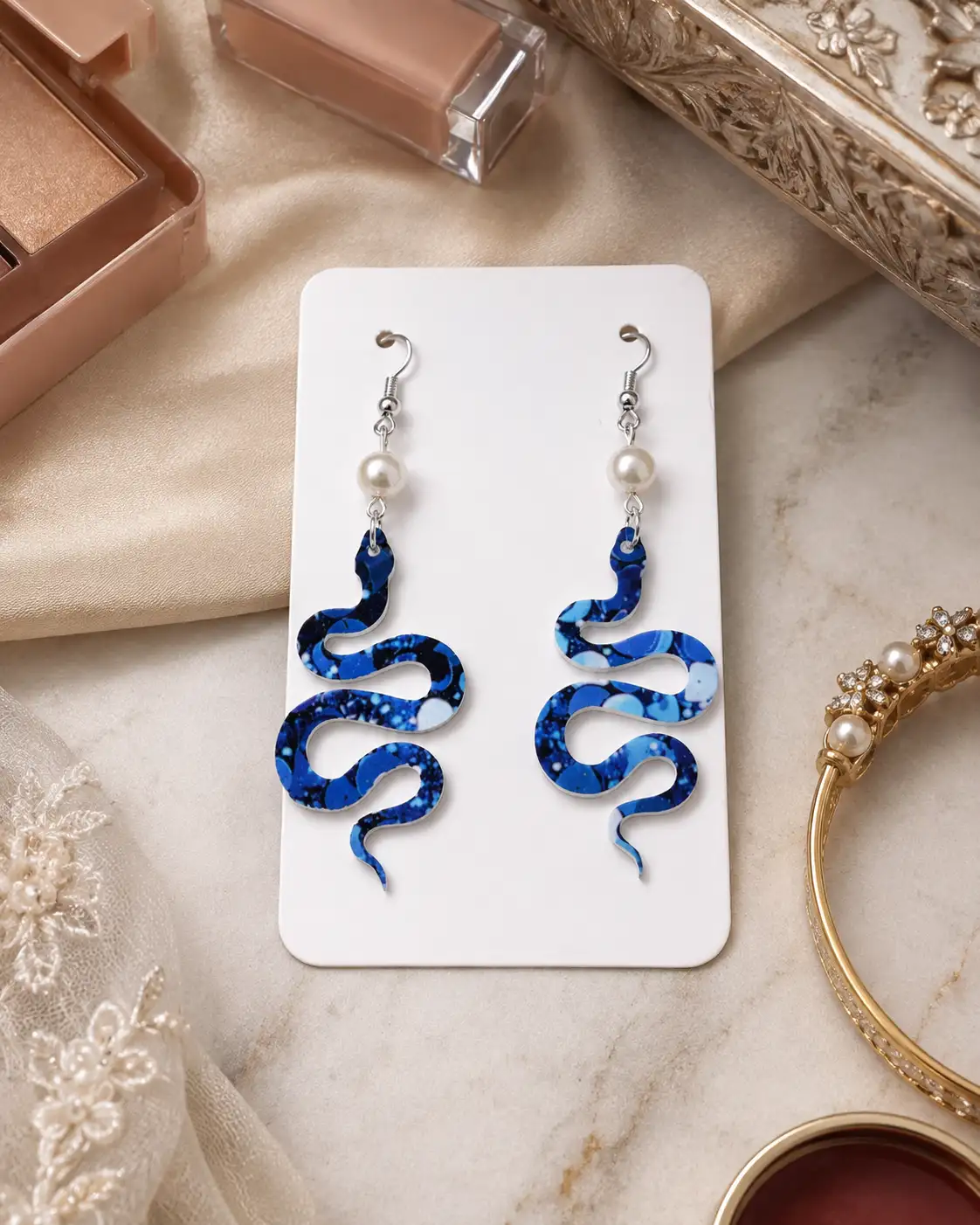 Mystic Serpent Acrylic Earrings Mystic Serpent Acrylic Earrings