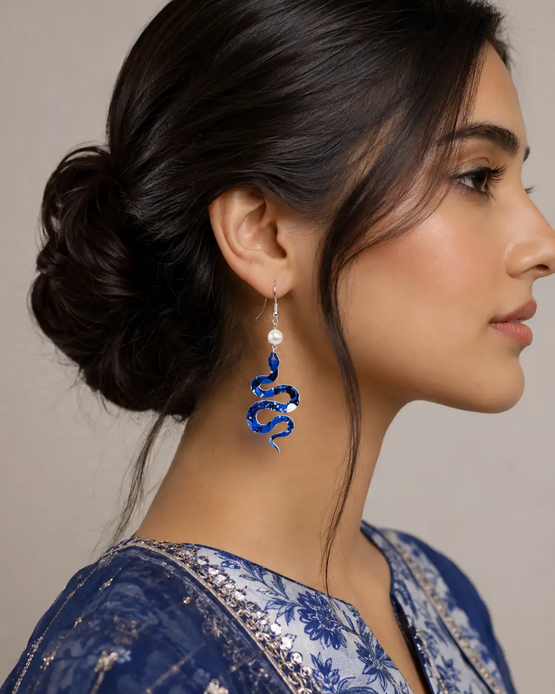 Mystic Serpent Acrylic Earrings Mystic Serpent Acrylic Earrings