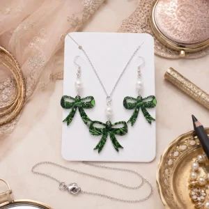 Pyaari Bow Charm Acrylic Set