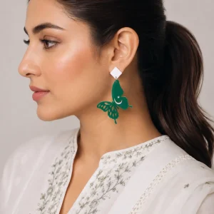 Pakistan Butterfly Stud Earrings Pakistan Butterfly Stud Earrings